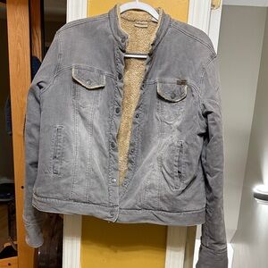 Ruff Hewn Beige Sherpa Jacket